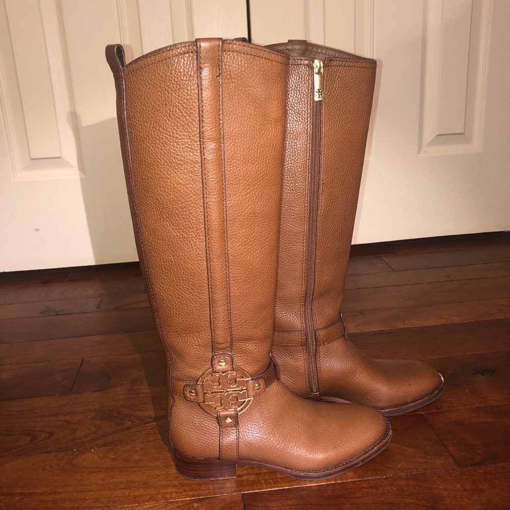 Tory Burch Chestnut Brown Riding Boots (size 5.5)